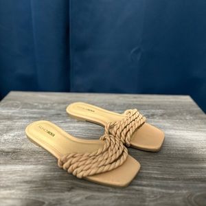 Fashion Nova Nude Sandals